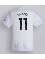 Moške Nogometnih dresov Manchester United Joshua Zirkzee #11 Gostujoči 2025-26 Kratki rokavi